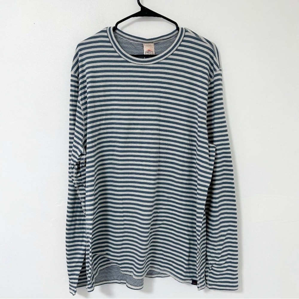 Faherty long sleeve stripe shirt
